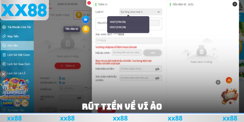 Hướng dẫn cách rút thưởng về ví ảo